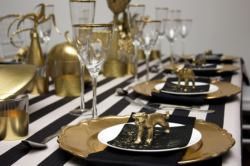 AFRICAN GOLD WEDDING TABLE  – TAKE 1