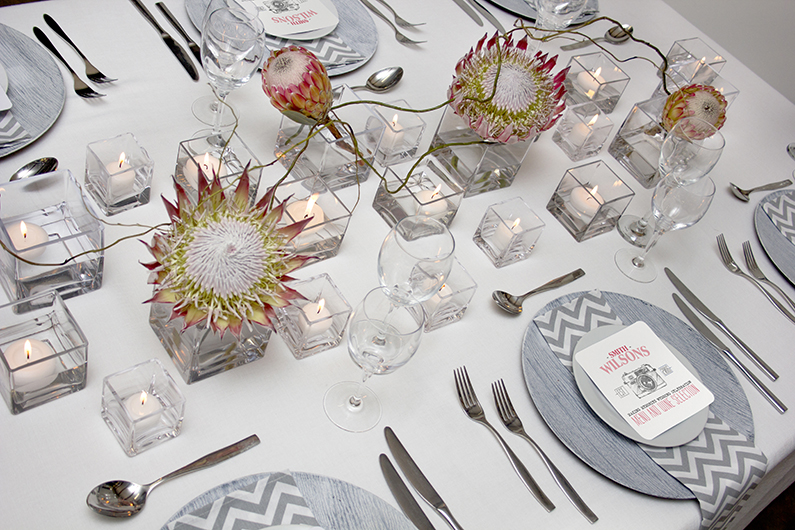 Modern lines table design grey chevron proteas (3)