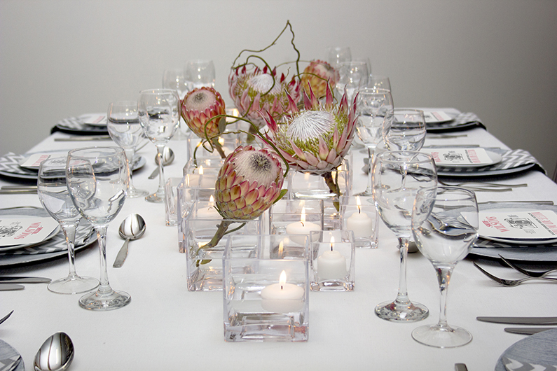 Modern lines table design grey chevron proteas (5)